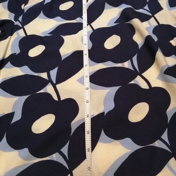 Floral navy blue blouse, H&M, size 8 - Picture 3 of 8